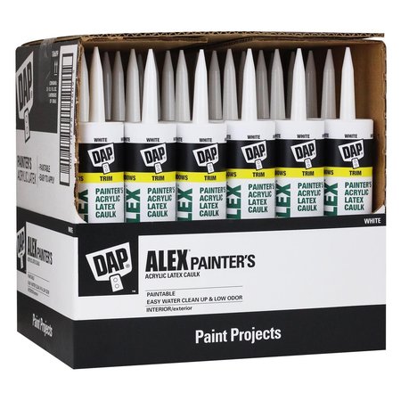 Dap Alex Painter White Acrylic Latex Painter's Caulk 10.1 oz 7079818609